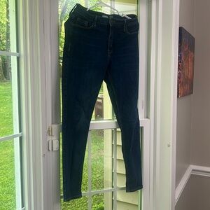 Old Navy High Rise Rockstar Super Skinny Jeans Dark Wash